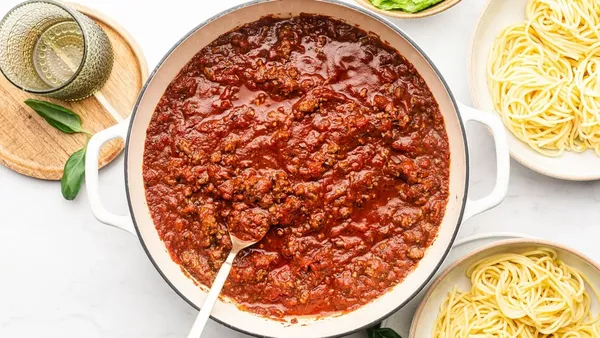 Spaghetti sauce made from this recipe